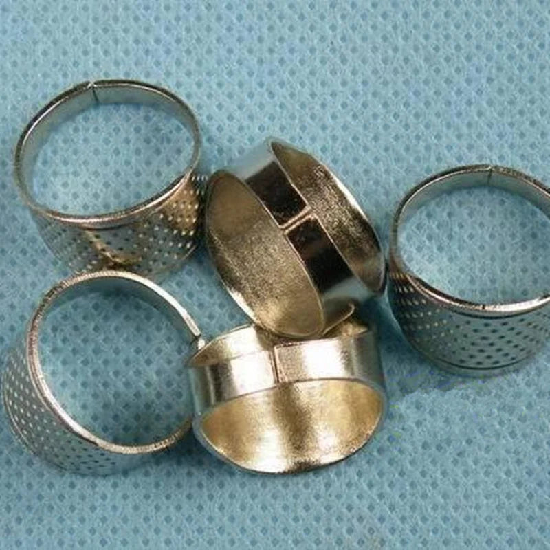 1 Peça Dedal Retrô para Costura – Protetor de Dedo Antigo, Anel para Agulha, Ferramenta de Artesanato e Acessório Doméstico